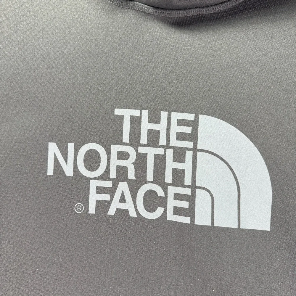 The North Face Hoodie Mens Medium Gray Pullover Sweatshirt Fleece Outdoors Y2K